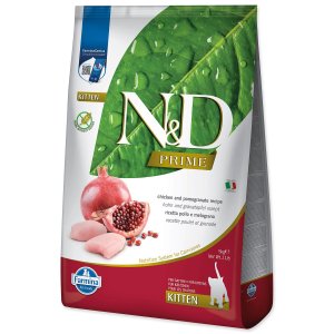 Krmivo N&D Kitten Prime Chicken & Pomegranate 5kg - VÝPREDAJ