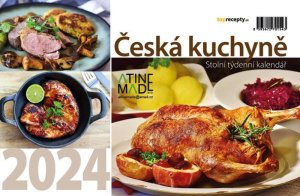 Kalendár 2024 Česká kuchyňa, stolná, týždenná, 225 x 150 mm - VÝPREDAJ