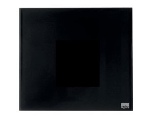 Nobo sklenená tabuľa, čierna, 450x450 mm - VÝPREDAJ