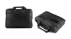 Logic taška BASE 15 pre notebooky do veľkosti 15,6", 3 vrecká, čierna - VÝPREDAJ