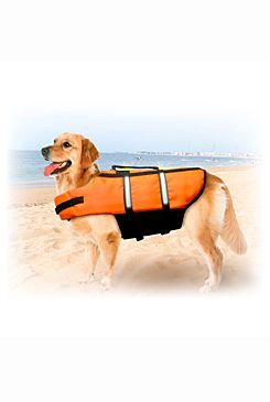 Vesta plávacia Dog XL 45cm oranžová KAR - VÝPREDAJ