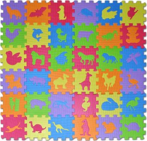 Penové puzzle Zvieratká (14,5x14,5) - VÝPREDAJ
