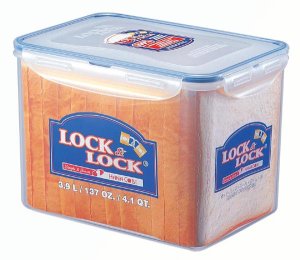 Dóza na potraviny LOCK, objem 3, 9 l, 15, 6 x 22, 5 x 16 cm - VÝPREDAJ