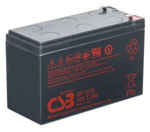 CSB Pb záložný akumulátor VRLA AGM 12V/7,2Ah (GP1272 F2) - VÝPREDAJ
