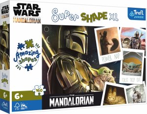 TREFL Puzzle Super Shape XL Star Wars: Mandalorian 160 dielikov - VÝPREDAJ