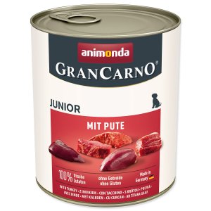 Konzerva Animonda Gran Carno Junior s morčacím 800g - VÝPREDAJ