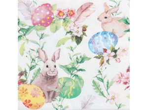 Obrúsky 20ks Boho Easter 33x33 cm - VÝPREDAJ