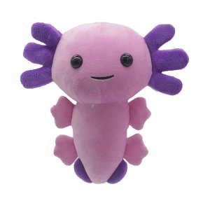 Axolotl fialový - plyšový vodný dráčik 21 cm - VÝPREDAJ