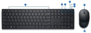 Dell Pre bezdrôtová klávesnica a myš - KM5221W - CZ - VÝPREDAJ