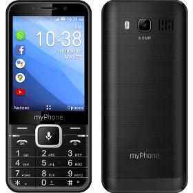 MYPHONE Up Smart LTE BLACK myPhone - VÝPREDAJ