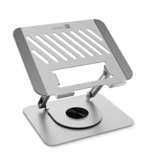 CONNECT IT Rotary otočný stojanček na notebook, STRIEBORNÁ - VÝPREDAJ