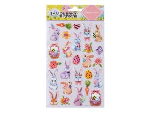 Samolepky na vajíčka 250x145mm, Zajačikovia - VÝPREDAJ