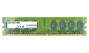 2-Power 4GB PC2-6400U 800MHz DDR2 Non-ECC CL6 DIMM 2Rx8 ( DOŽIVOTNÁ ZÁRUKA ) - VÝPREDAJ