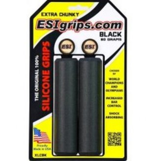Gripy ESI Chunky Extra čierne - VÝPREDAJ