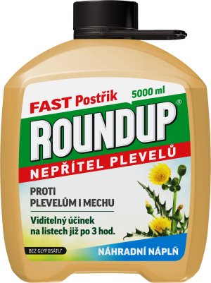 Roundup Fast / bez glyfozátu - 5 l náhradná náplň EVERGREEN - VÝPREDAJ