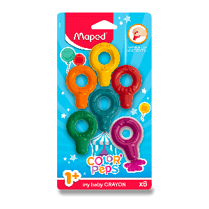 Pastely Maped Color´Peps Baby Crayons - 6 farieb - VÝPREDAJ