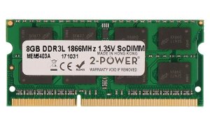 2-Power 8GB PC3L-14900S 1866MHz DDR3 CL13 1.35V SoDIMM 2Rx8 1.35V (DOŽIVOTNÁ ZÁRUKA) - VÝPREDAJ