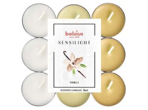 Bolsius Sensilight Čajové 9ks Vanilla trojfarebné, vonné sviečky - VÝPREDAJ