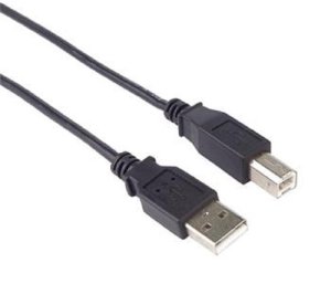 PremiumCord Kábel USB 2.0, AB, 0.5m farba čierna - VÝPREDAJ