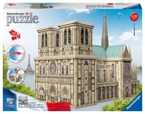 RAVENSBURGER 3D puzzle Katedrála Notre-Dame, Paríž 349 dielikov - VÝPREDAJ