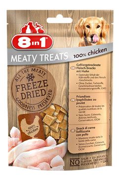 Pochúťka 8in1 Meaty Treats FD Chicken 50g - VÝPREDAJ