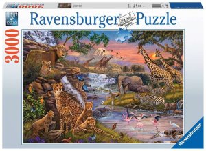 RAVENSBURGER Puzzle Kráľovstvo zvierat 3000 dielikov - VÝPREDAJ