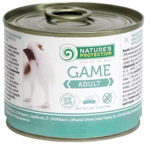 Nature&#39;s Protection Dog konz. Adult zverina 200 g - VÝPREDAJ