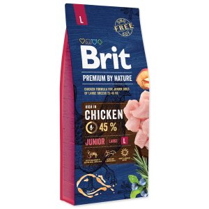 BRIT Premium by Nature Junior L - 15 kg - VÝPREDAJ