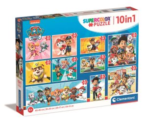 CLEMENTONI Puzzle Tlapková patrola 10v1 - VÝPREDAJ