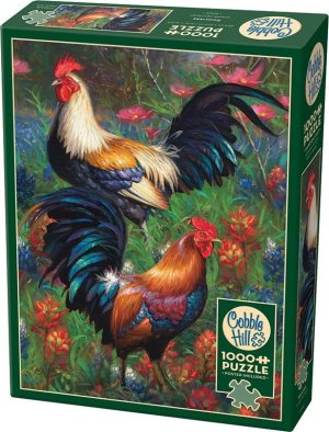 COBBLE HILL Puzzle Kohúty 1000 dielikov - VÝPREDAJ