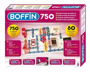Stavebnica Boffin 750 elektronická 750 projektov na batérie - VÝPREDAJ