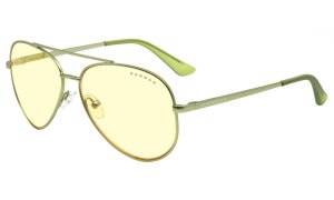 GUNNAR kancelárske/herné okuliare MAVERICK MINT * jantárové sklá * BLF 65 * GUNNAR focus - VÝPREDAJ
