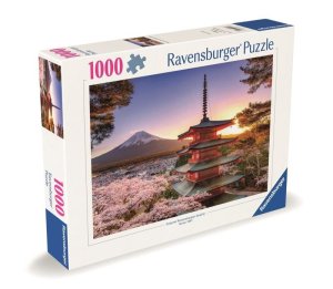 Puzzle Rozkvitnuté čerešne v Japonsku 1000 dielikov - VÝPREDAJ