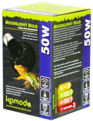 Žiarovka terárijná nočná Komodo 50W - VÝPREDAJ