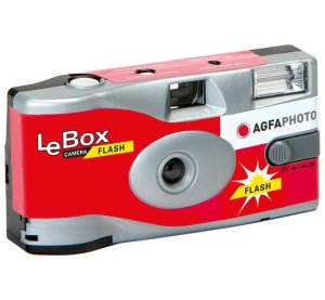 AGFAPHOTO LeBox/ ISO400/ 27 snímok/ Blesk/ Jednorazový fotoaparát - VÝPREDAJ