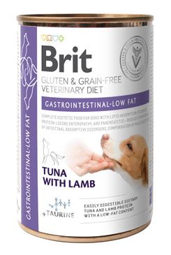 Brit VD Dog GF konz. Gastrointestinal Low Fat 400g - VÝPREDAJ