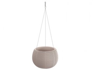 Obal na črepník SPLOFY BOWL WS 3v1 závesný plastový d29x19cm - VÝPREDAJ