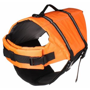 Dog Swimmer plávacia vesta pre psa oranžová veľkosť oblečenia XL - VÝPREDAJ