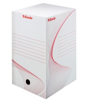 LEITZ Esselte Standard archivačná krabica 200 mm, biela - VÝPREDAJ