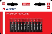 Verbatim AAA Alkalická Batéria 20 Pack / LR03 49876 - VÝPREDAJ