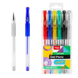 EASY Kids GLITTER Sada gélových pier s trblietkami, 6 farieb - VÝPREDAJ