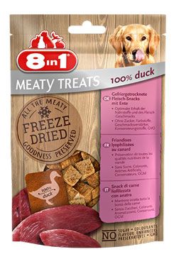 Pochúťka 8in1 Meaty Treats FD Duck 50g - VÝPREDAJ