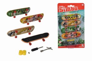 Prstový skateboard set 4 ks - VÝPREDAJ