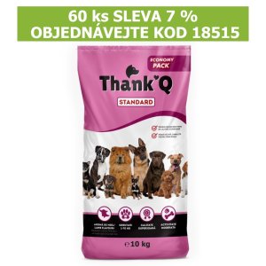 Thank´Q Standard Dog Adult Jahňa 10 kg - VÝPREDAJ