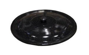 Pokrievka ku kotlíku 22l smalt ČER - VÝPREDAJ